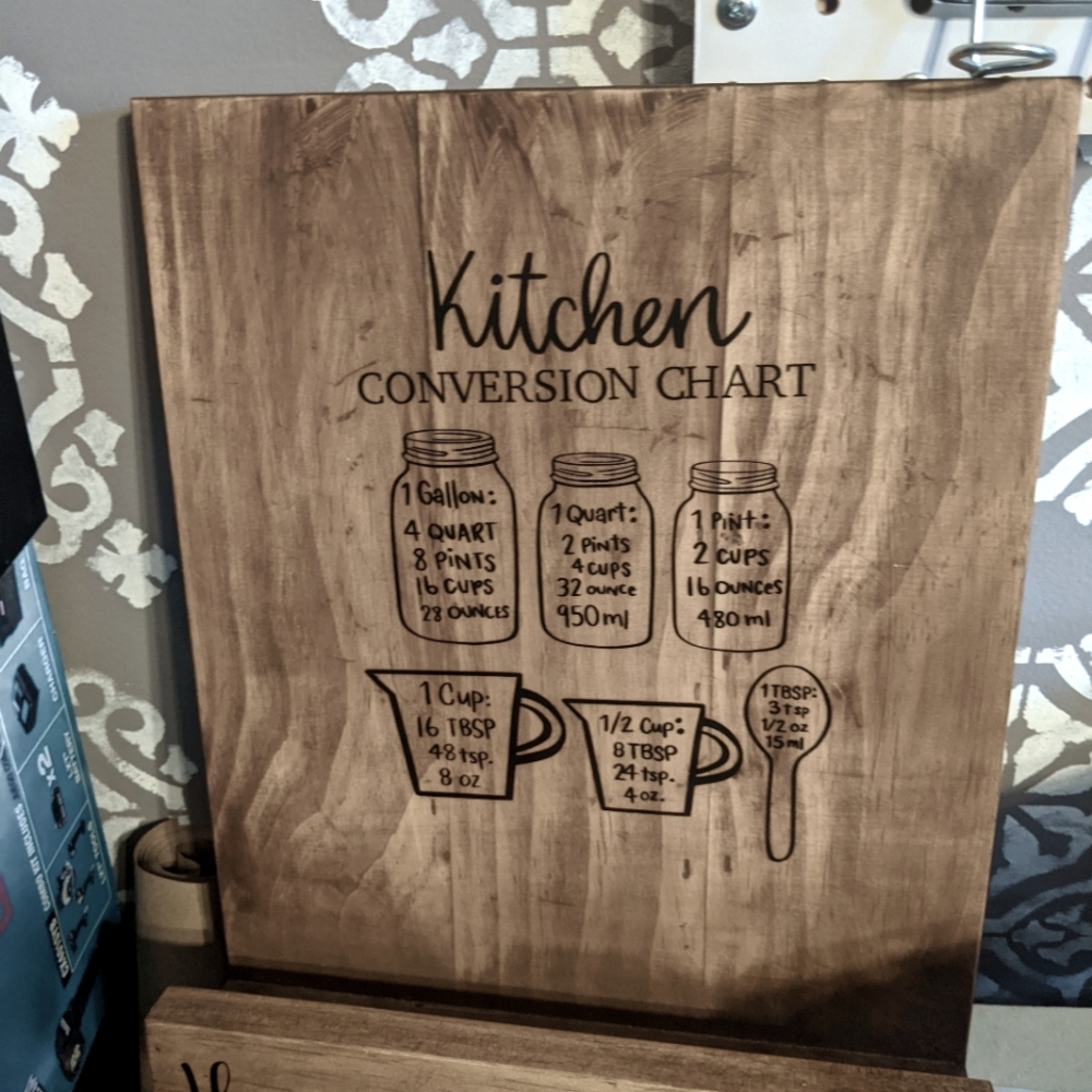 Wooden cookbook holders